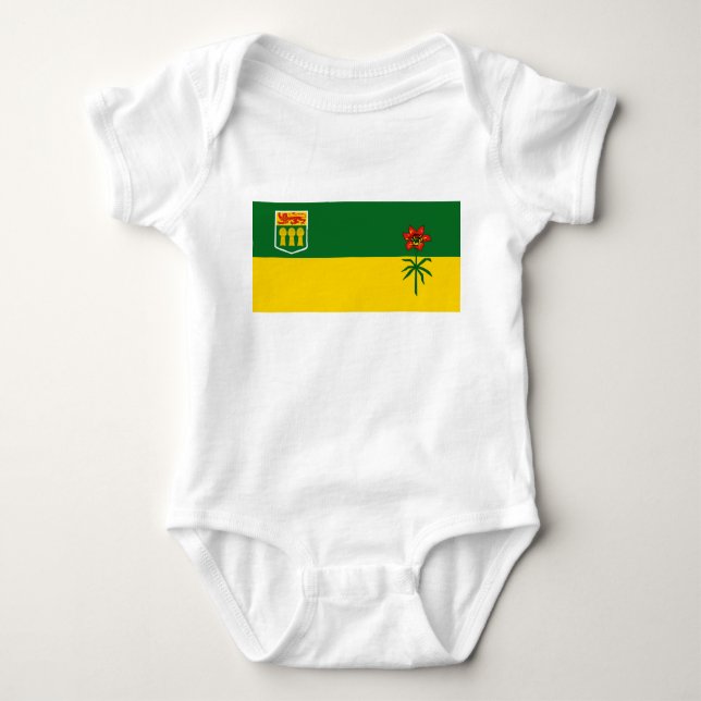 Saskatchewan Flag Baby Bodysuit (Front)