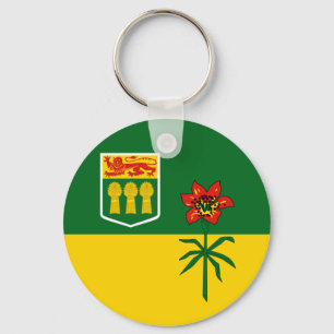 Saskatchewan Flag (CANADA) Key Ring