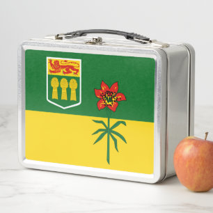 Saskatchewan Flag (CANADA) Metal Lunch Box