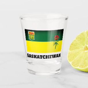 Saskatchewan Flag (CANADA) Shot Glass