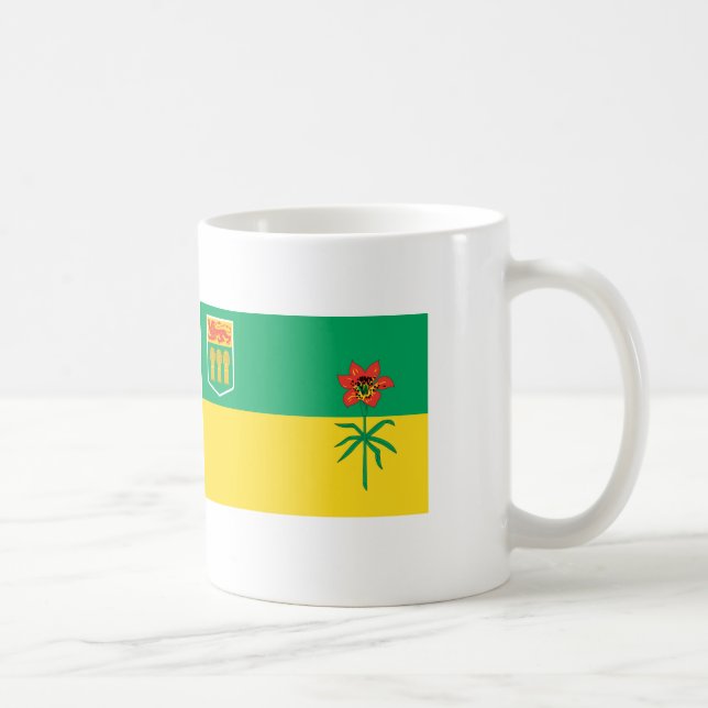 SASKATCHEWAN Flag Coffee Mug (Right)
