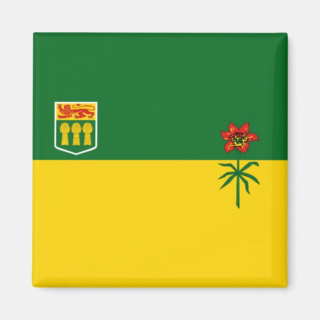 Saskatchewan Flag Magnet (Front)