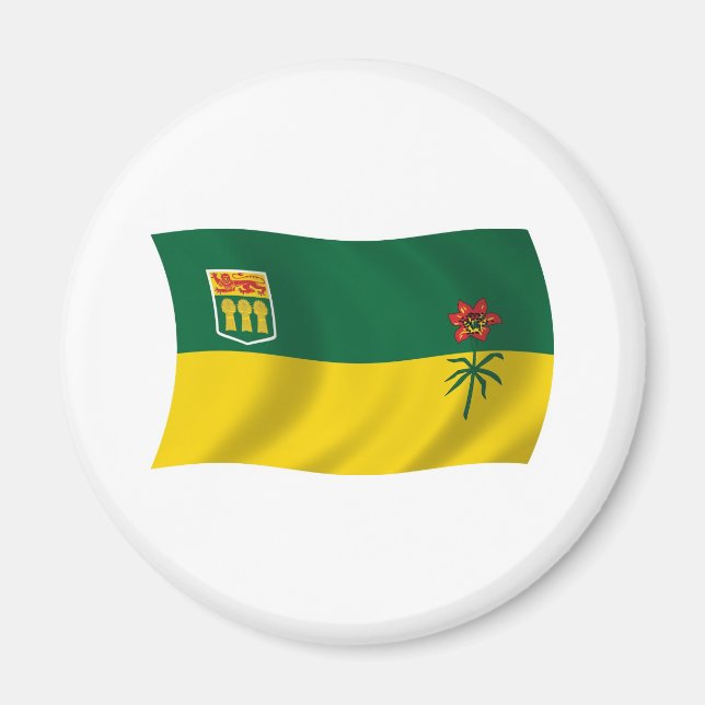 Saskatchewan Flag Magnet (Front)