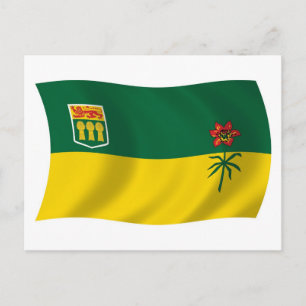 Saskatchewan Flag Postcard