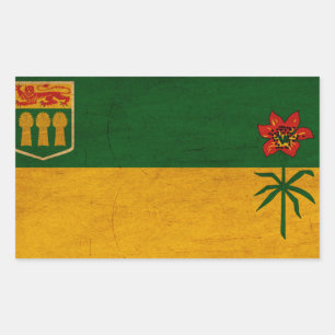 Saskatchewan Flag Rectangular Sticker