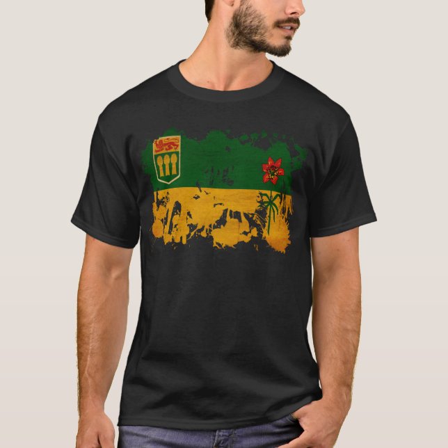 Saskatchewan Flag T-Shirt (Front)