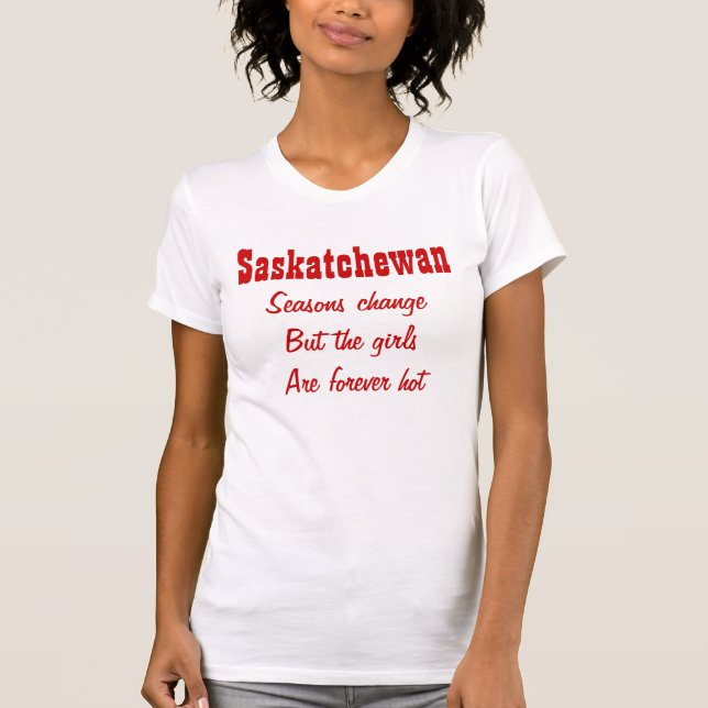 Saskatchewan girls T-Shirt (Front)