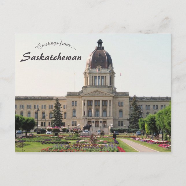 Saskatchewan Legislative Building Postcard (Front)
