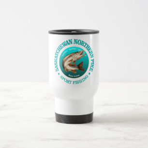 Saskatchewan Pike Fishing Travel Mug
