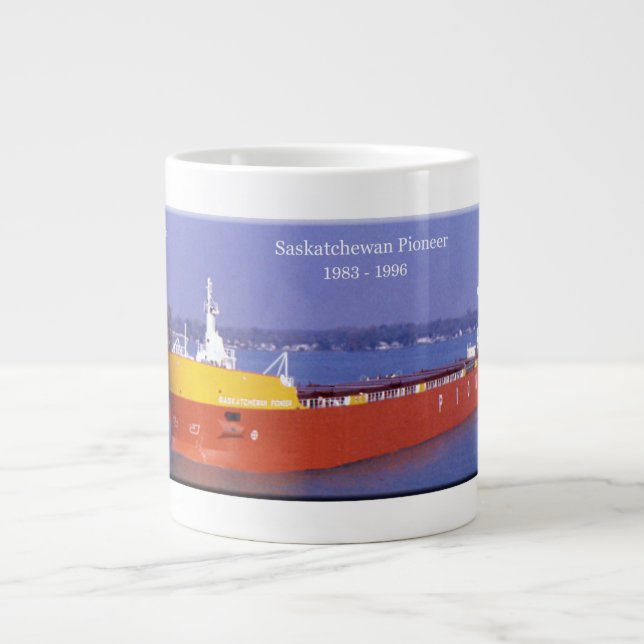 Saskatchewan Pioneer jumbo mug (Front)