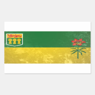 Saskatchewan Rectangular Sticker