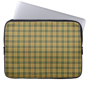 Saskatchewan tartan laptop sleeve