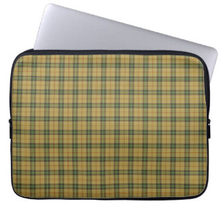 Saskatchewan tartan laptop sleeve