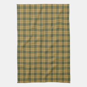 Saskatchewan tartan tea towel