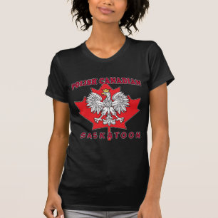 Saskatoon Polish Canadian Leaf T-Shirt