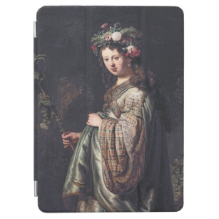 Saskia van Uylenburgh as Flora, Rembrandt, 1634 iPad Air Cover
