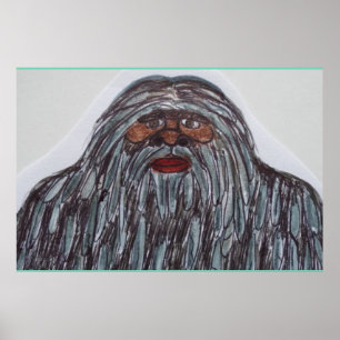 Sasquatch 7 ft 6 in tall giant G Poster