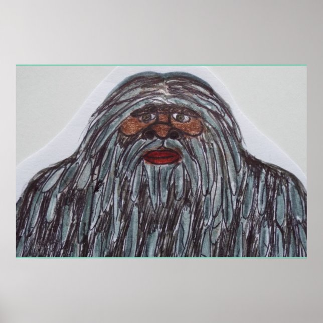 Sasquatch 7 ft 6 in tall giant G Poster (Front)