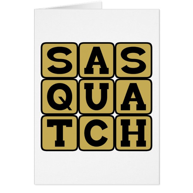 Sasquatch, Bigfoot (Front)