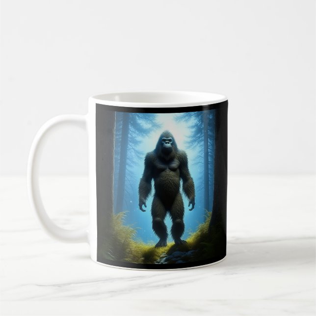 Sasquatch Bigfoot Believers Coffee Mug (Left)