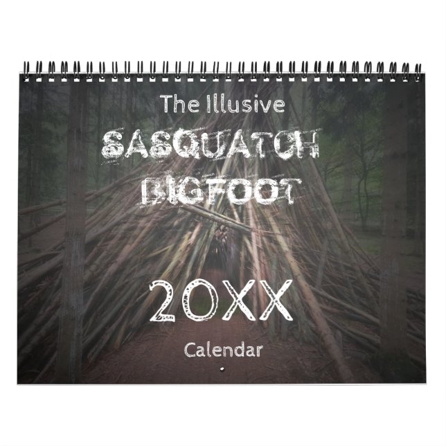 SASQUATCH BIGFOOT CALENDAR (Cover)