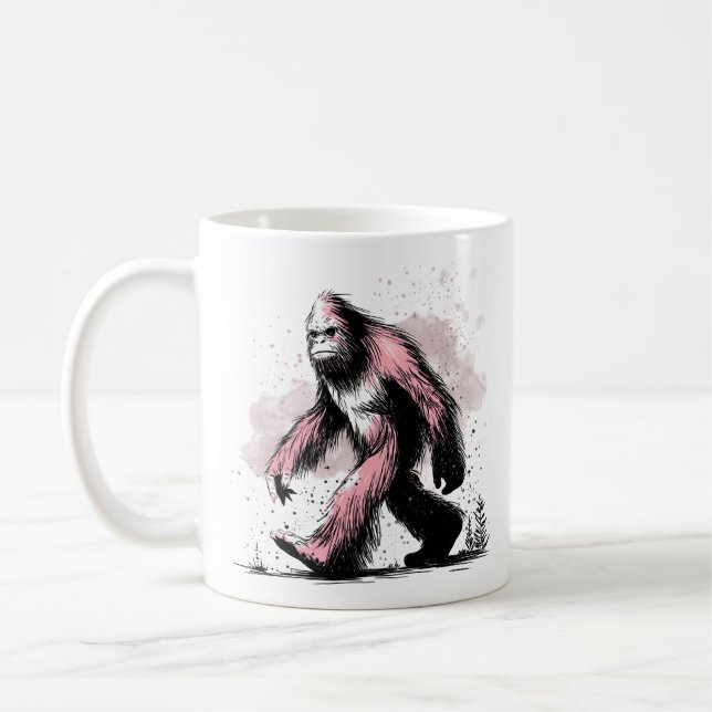 Sasquatch Bigfoot  Coffee Mug (Left)