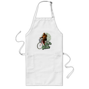 Sasquatch Bike Ride Forest Adventure Long Apron