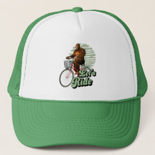 Sasquatch Bike Ride Forest Adventure Trucker Hat