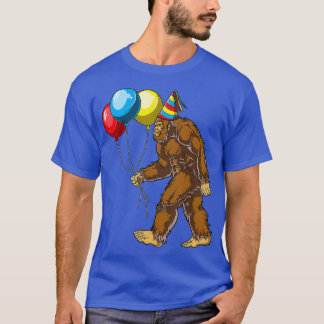 Sasquatch Birthday Boy Its My Birthday Party T-Shirt