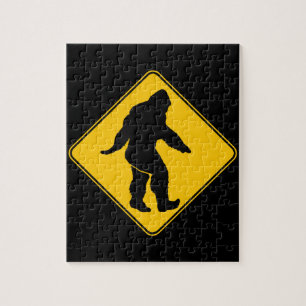 Sasquatch crossing jigsaw puzzle