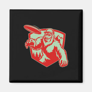 Sasquatch Disc Golf Outdoor Dge Disc Golfing Bigfo Magnet