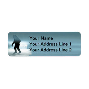 Sasquatch Encounter Return Address Label