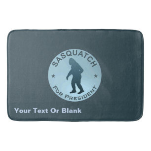Sasquatch For President Bath Mat