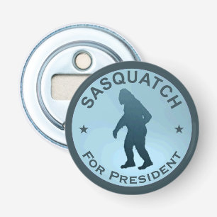 Sasquatch For President Bottle Opener