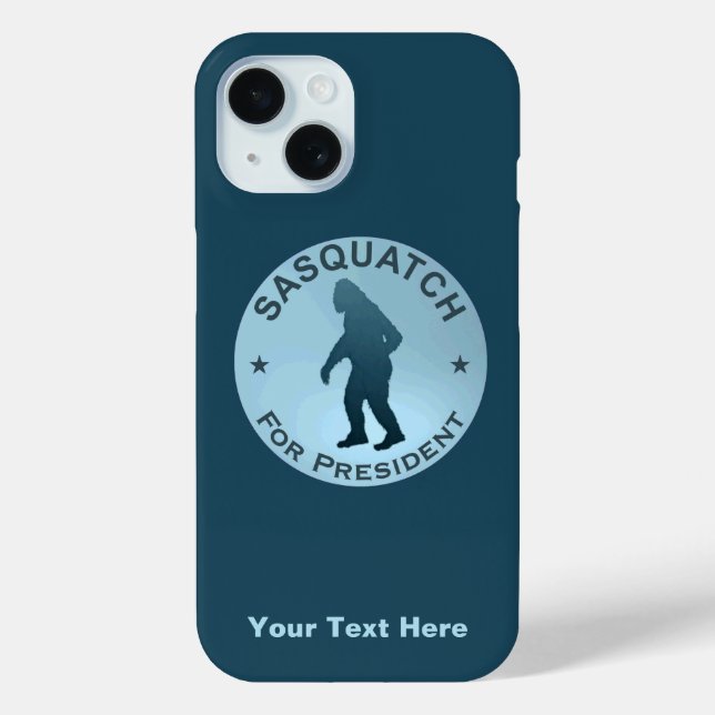 Sasquatch For President Case-Mate iPhone Case (Back)