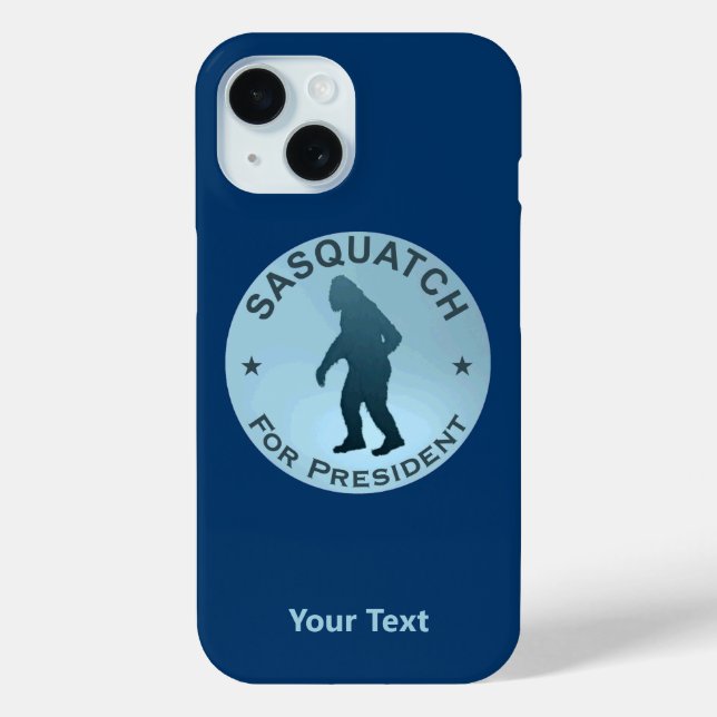 Sasquatch For President Case-Mate iPhone Case (Back)