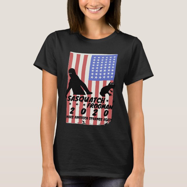 SASQUATCH FROGMAN 2020 American Cryptozoology T-Shirt (Front)