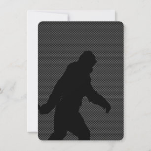 Sasquatch Gone Squatchin on Carbon Fibre Decor