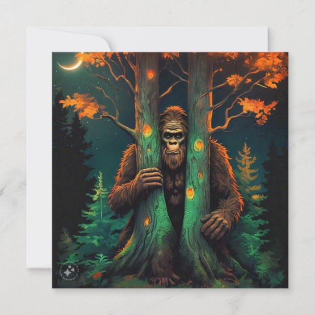 Sasquatch Hiding Card (Front)