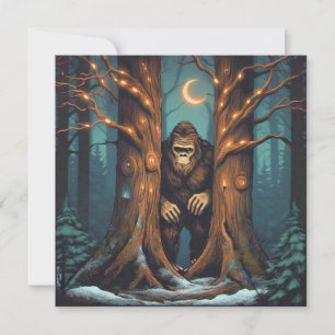 Sasquatch Hiding Card