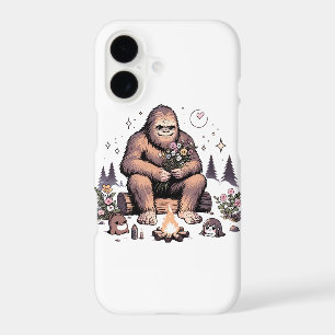 Sasquatch Holding Flowers