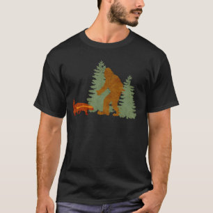 Sasquatch + Honey Badger + Love = Squatchy Badger T-Shirt