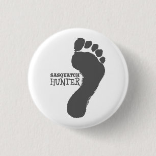 Sasquatch Hunter - Bigfoot 3 Cm Round Badge
