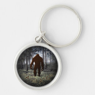 SASQUATCH IN WOODS KEY RING