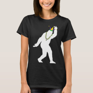 Sasquatch masquerade mardi gras bigfoot believer T-Shirt