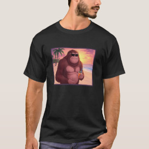 Sasquatch on Vacation Funny T-Shirt