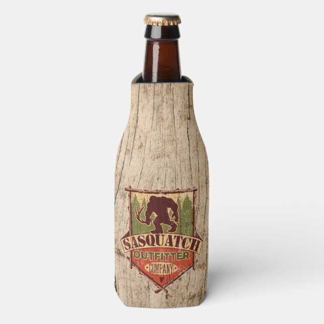Sasquatch Outfitter Company Drink Coozie (Bottle Front)