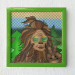 Sasquatch Peace Sign | Retro Bigfoot<br><div class="desc">Hand drawn Bigfoot giving a peace sign retro pop art.</div>