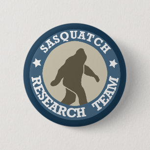 Sasquatch Research Team 6 Cm Round Badge