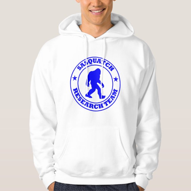 SASQUATCH RESEARCH TEAM - Bigfoot Pro's Blue Logo Hoodie (Front)